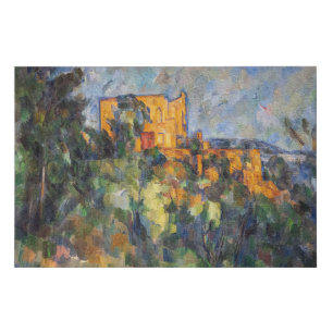 Paul Cezanne - Chateau Noir Faux Canvas Print