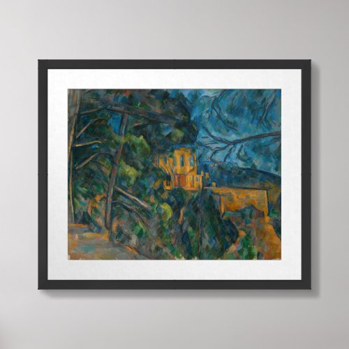 Paul Cezanne _ Chateau Noir Framed Art