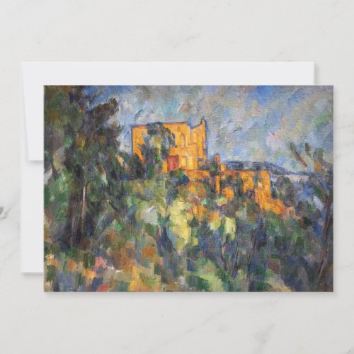 Paul Cezanne _ Chateau Noir Invitation