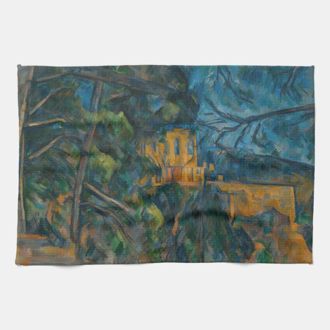 Paul Cezanne - Chateau Noir Kitchen Towel (Horizontal)