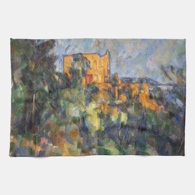 Paul Cezanne - Chateau Noir Kitchen Towel (Horizontal)