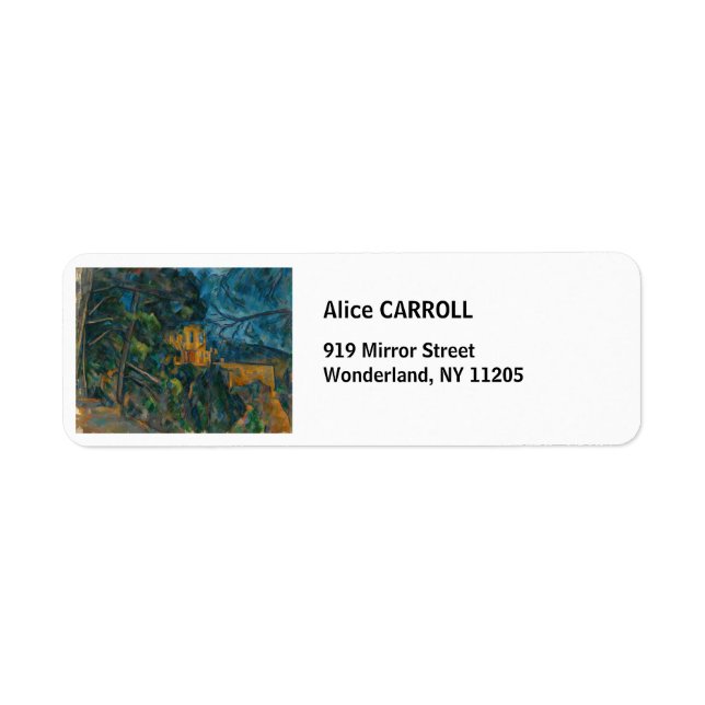 Paul Cezanne - Chateau Noir Label (Front)