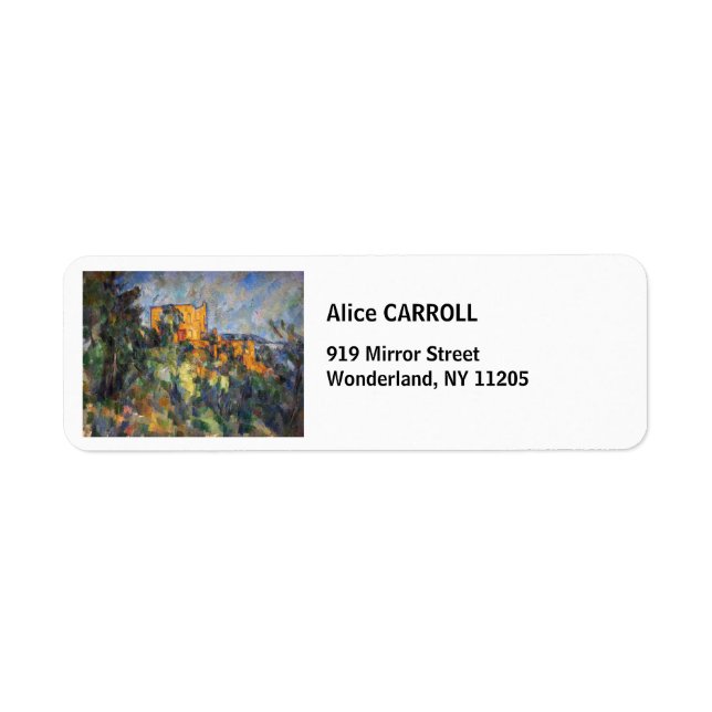 Paul Cezanne - Chateau Noir Label (Front)