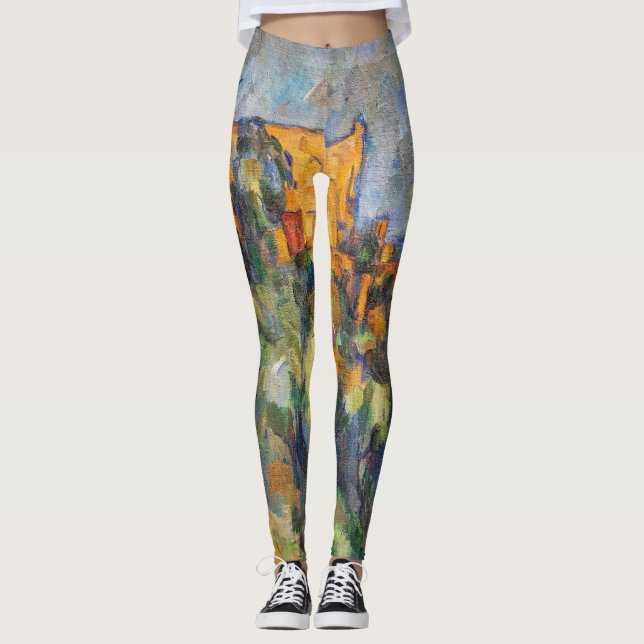 Paul Cezanne - Chateau Noir Leggings (Front)