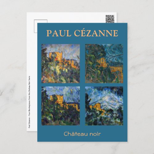 Paul Cezanne _ Chateau Noir Masterpieces Selection Postcard