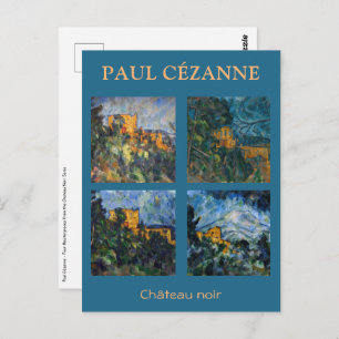 Paul Cezanne - Chateau Noir Masterpieces Selection Postcard