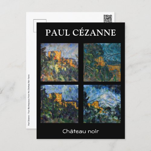 Paul Cezanne _ Chateau Noir Masterpieces Selection Postcard