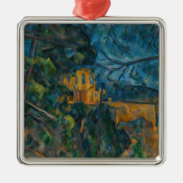 Paul Cezanne - Chateau Noir Metal Ornament (Front)