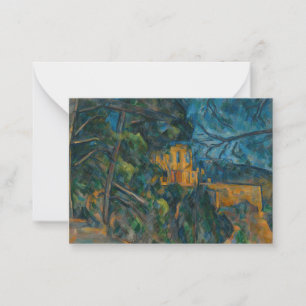 Paul Cezanne - Chateau Noir Note Card