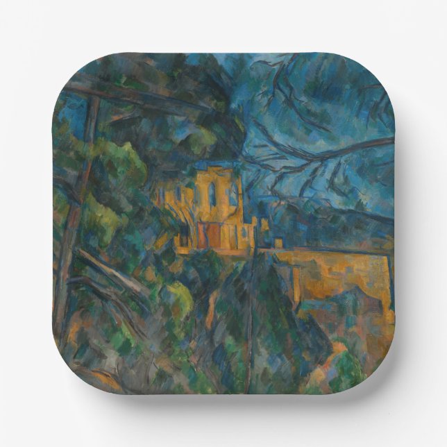 Paul Cezanne - Chateau Noir Paper Plates (Front)