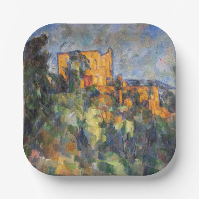 Paul Cezanne - Chateau Noir Paper Plates (Front)