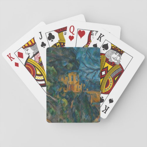 Paul Cezanne _ Chateau Noir Playing Cards