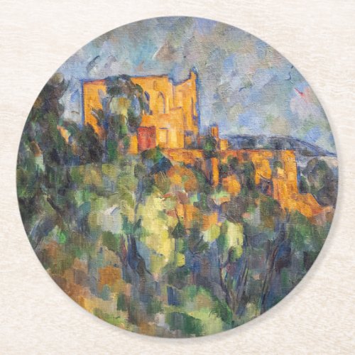 Paul Cezanne _ Chateau Noir Round Paper Coaster