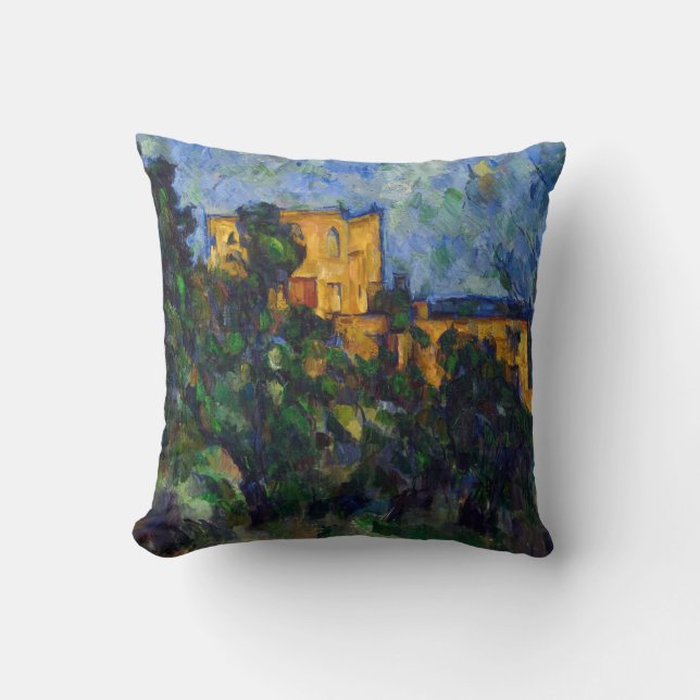 Paul Cezanne - Chateau Noir Throw Pillow (Front)