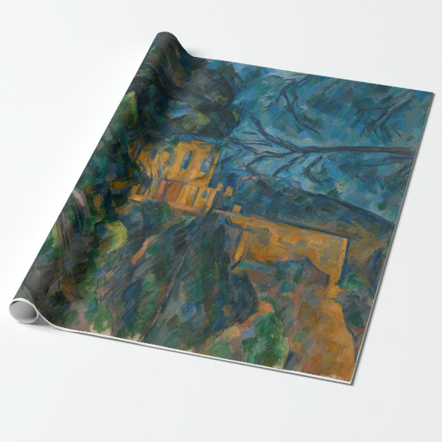 Paul Cezanne - Chateau Noir Wrapping Paper (Unrolled)
