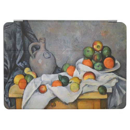 Paul Cezanne _ Curtain Jug and Fruit Bowl iPad Air Cover