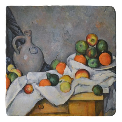 Paul Cezanne _ Curtain Jug and Fruit Bowl Trivet