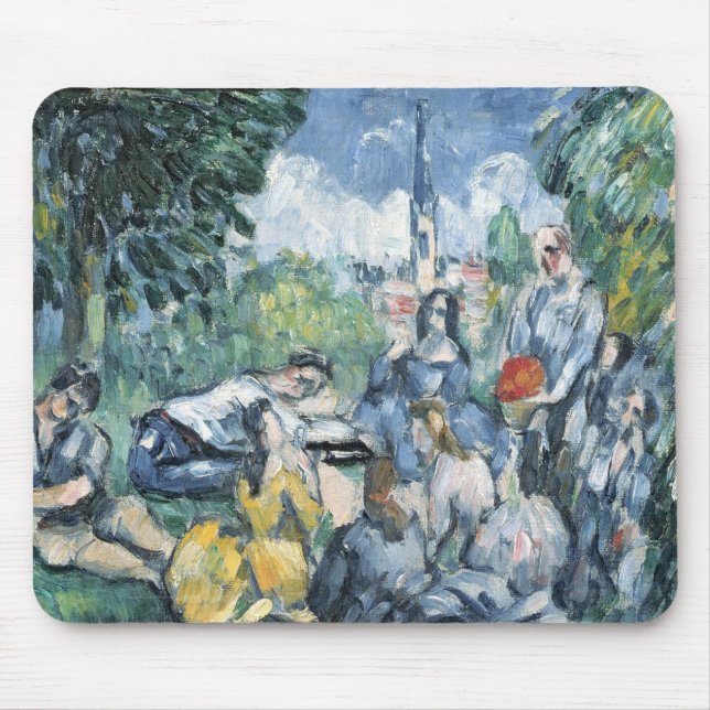 Paul Cezanne | Dejeuner sur l'herbe, 1876-77 Mouse Pad (Front)