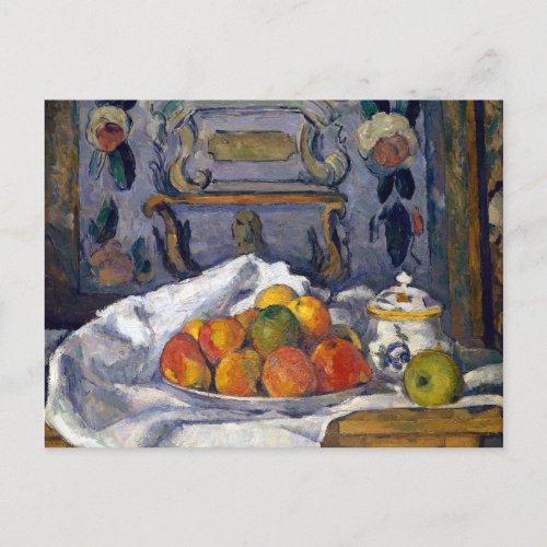 Paul Cezanne Dish of Apples Postcard