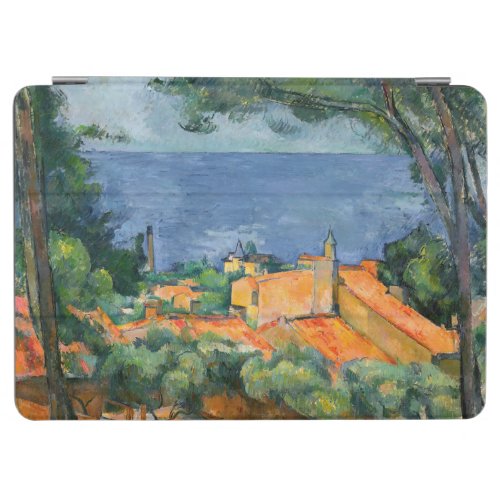 Paul Cezanne _ Estaque with Red Roofs iPad Air Cover