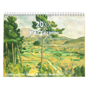 Paul Cezanne Fine Art Landscape Paintings Calendar