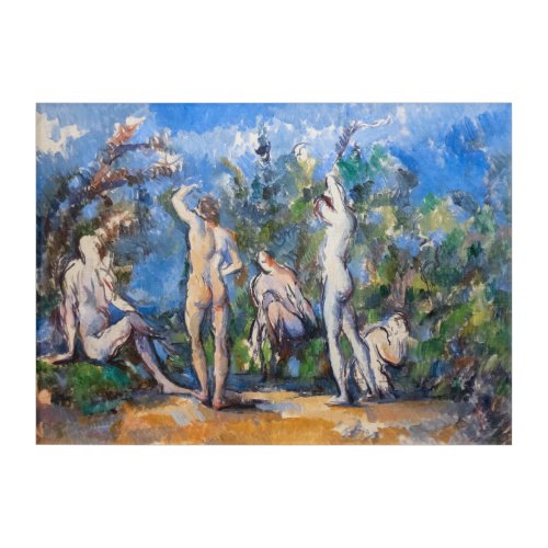 Paul Cezanne _ Five Bathers Acrylic Print