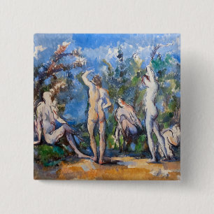 Paul Cezanne - Five Bathers Button