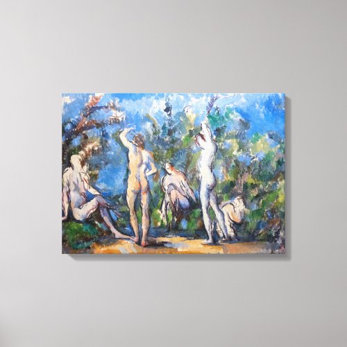 Paul Cezanne _ Five Bathers Canvas Print