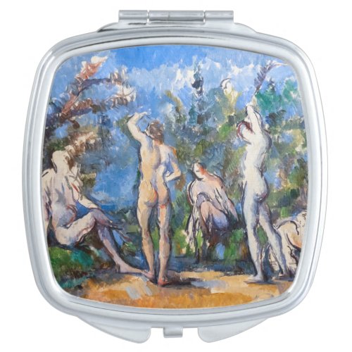 Paul Cezanne _ Five Bathers Compact Mirror