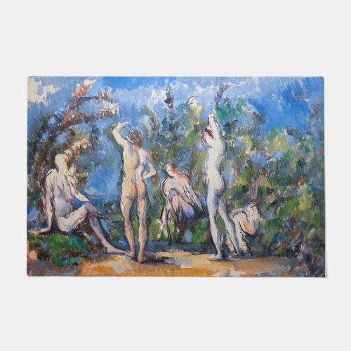 Paul Cezanne _ Five Bathers Doormat
