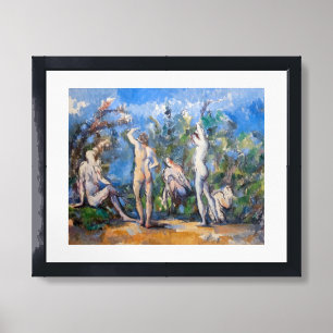 Paul Cezanne - Five Bathers Framed Art