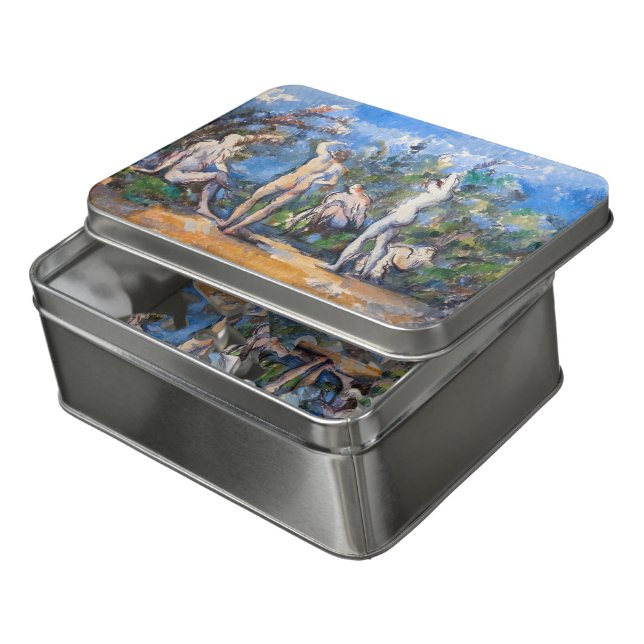 Paul Cezanne - Five Bathers Jigsaw Puzzle (Lid Open)