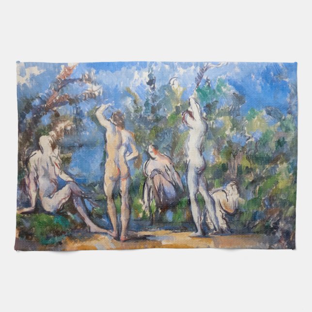 Paul Cezanne - Five Bathers Kitchen Towel (Horizontal)