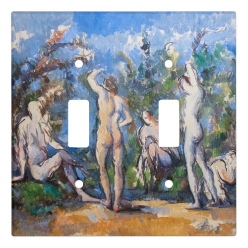 Paul Cezanne _ Five Bathers Light Switch Cover