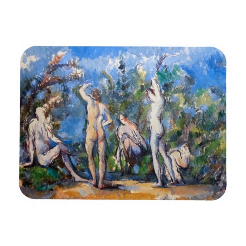 Paul Cezanne _ Five Bathers Magnet