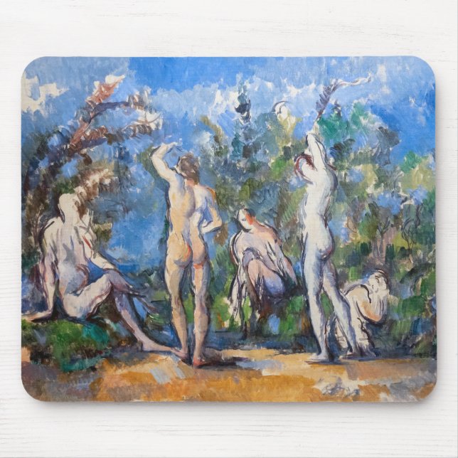 Paul Cezanne - Five Bathers Mouse Pad (Front)