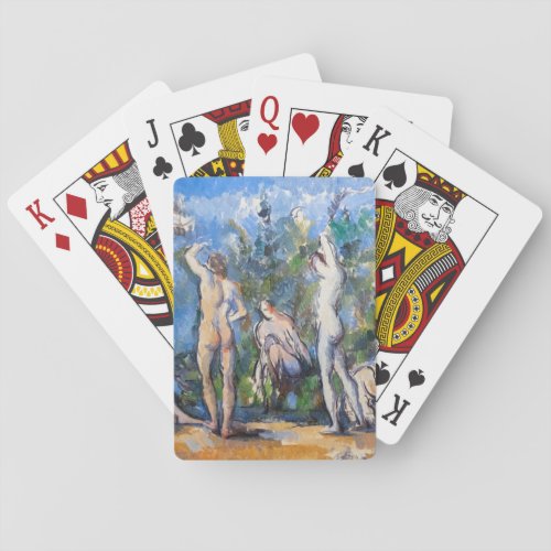 Paul Cezanne _ Five Bathers Poker Cards
