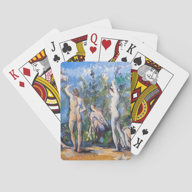 Paul Cezanne - Five Bathers Poker Cards (Back)