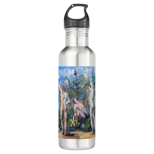 Paul Cezanne - Five Bathers Stainless Steel Water Bottle (Front)