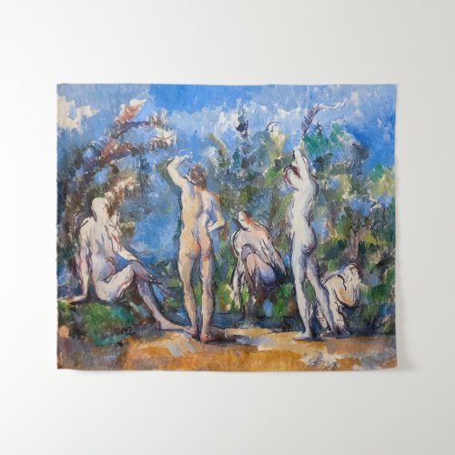Paul Cezanne _ Five Bathers Tapestry