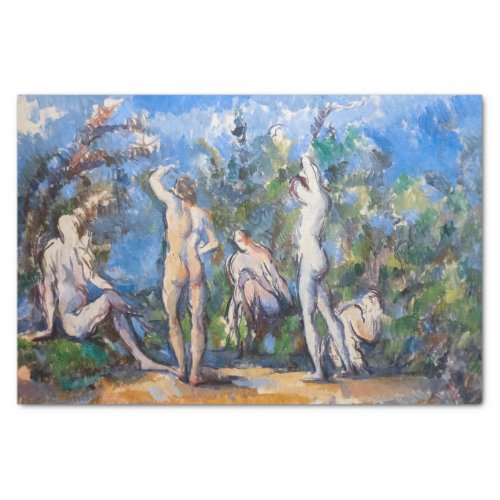 Paul Cezanne _ Five Bathers Tissue Paper