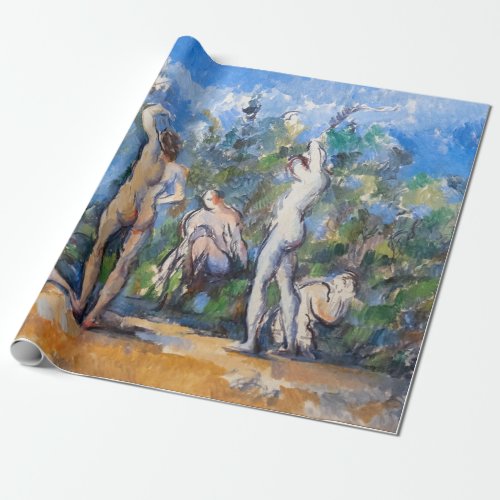 Paul Cezanne _ Five Bathers Wrapping Paper