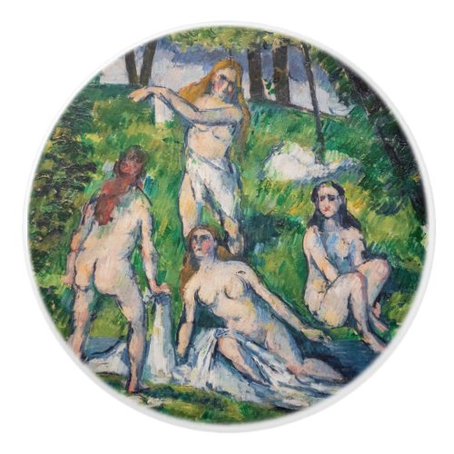 Paul Cezanne _ Four Bathers Ceramic Knob