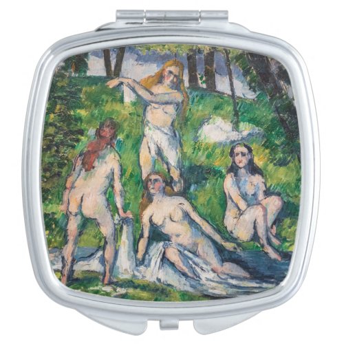 Paul Cezanne _ Four Bathers Compact Mirror