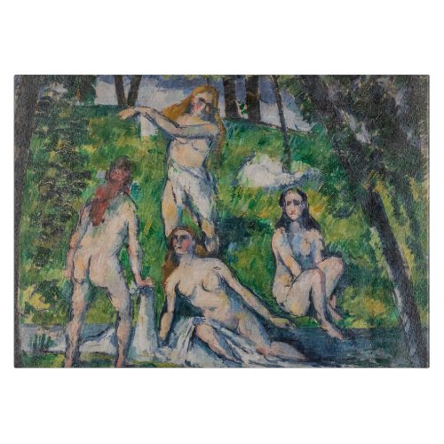 Paul Cezanne _ Four Bathers Cutting Board