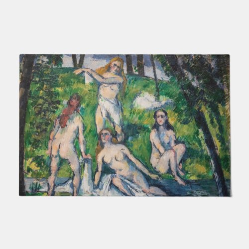 Paul Cezanne _ Four Bathers Doormat