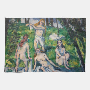 Paul Cezanne - Four Bathers Kitchen Towel