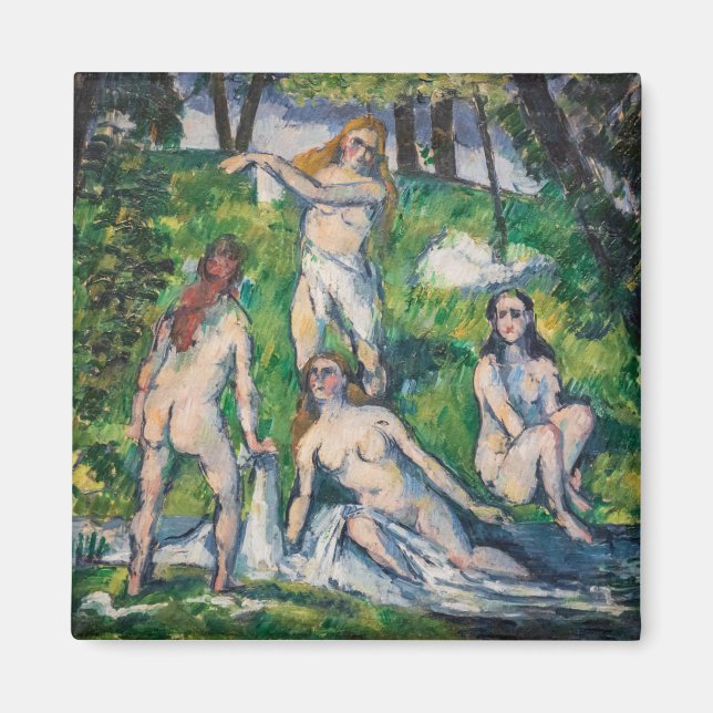Paul Cezanne - Four Bathers Magnet (Front)