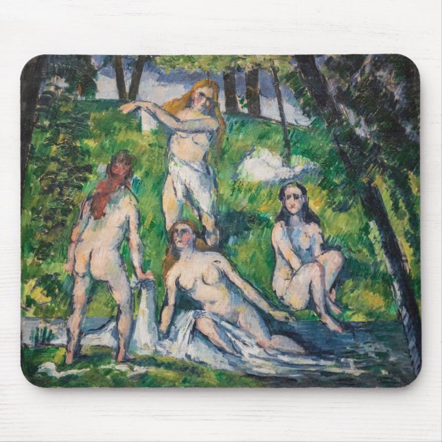 Paul Cezanne - Four Bathers Mouse Pad (Front)