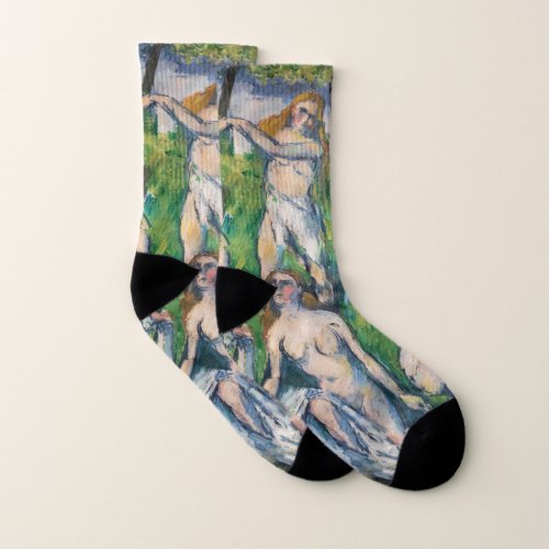 Paul Cezanne _ Four Bathers Socks
